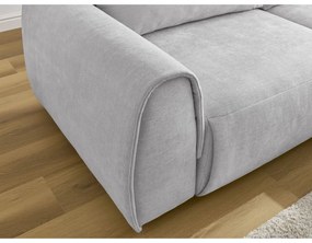 Svetlosivá rohová pohovka Aden – Bobochic Paris