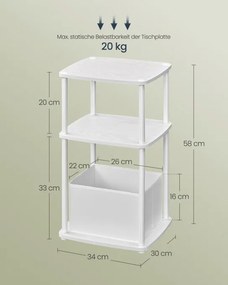 Príručný stolík LET286W01
