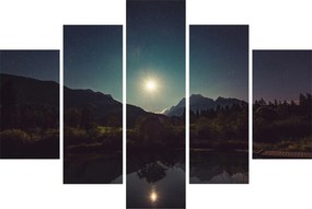 Obraz - nočná obloha (150x105 cm)