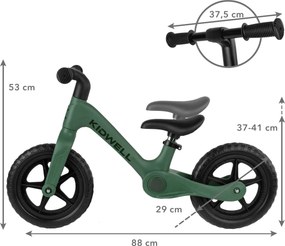Skladacie detské odrážadlo Kidwell FLEX – ľahké 2,9 kg, CLICK & FOLD, EVA kolesá