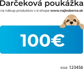 Darčeková poukážka 100 €