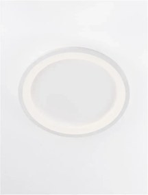 LED stropné svietidlo Oggy 37 biele