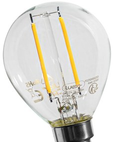Sada 5 stmievateľných LED žiaroviek E14 P45 číra 3W 250 lm 2700K
