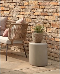 Okrúhly záhradný odkladací stolík ø 35 cm Taimi – Kave Home