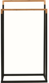 Spirella Stojan na 2 uteráky Chic 45 x 22 x 85 cm, čierna