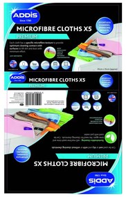 Súprava 5 utierok z mikrovlákna Addis Premium