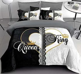 Obliečky King a Queen E Bavlna 7-dielna súprava