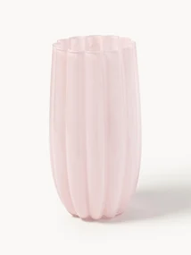 Ručne fúkaná sklenená váza Melon, V 38 cm