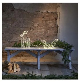 Eglo 411447 - LED Vonkajšia vianočná dekorácia TUBY DEER 158xLED/0,06W/5/230V IP44