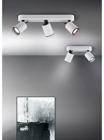 Biele bodové svietidlo ø 6 cm Pago – Trio