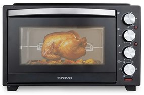 Orava Elektra-C38 elektrická rúra s dvojplatničkovým sklokeramickým varičom, 38 l