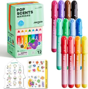 Umývateľné fixky s vôňou Jarmelo 12ks