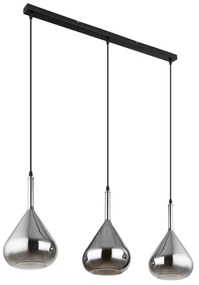 Globo 15542-3 - Luster na lanku GEEKY 3xE27/60W/230V čierna