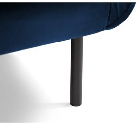 Modré zamatové kreslo Vienna - Cosmopolitan Design