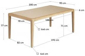 BETTER jedálenský stôl 200 cm