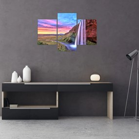 Obraz - Vodopád Seljalandsfoss (90x60 cm)