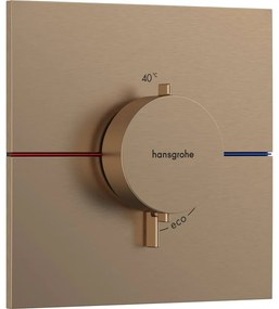 HANSGROHE ShowerSelect Comfort E termostat pod omietku, kartáčovaný bronz, 15574140