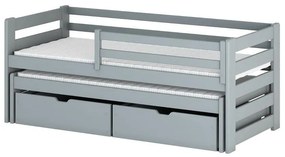 Posteľ Senso 90x200 grey