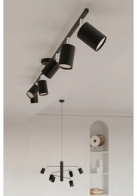 Sollux SL.1168 - Bodové svietidlo LEMMI 4xGU10/10W/230V čierna