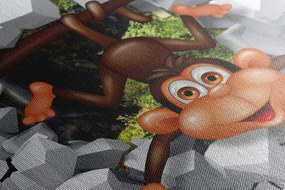 Obraz veselá opička Varianta: 60x40