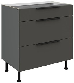 Kuchynská skrinka Aria-Gr/Ant Anti Fingerprint 80d 3s Bb