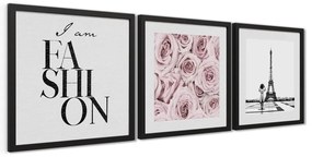 Obrazy v súprave 3 ks 30x40 cm Parisienne – Styler