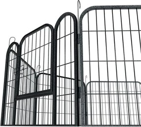 Kovová klietka pre šteniatka a malé zvieratá 80x60 cm,Ø210cm