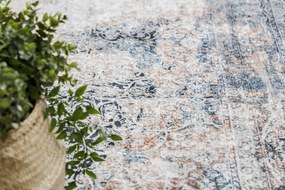 ANDRE 1016 umývací koberec Ornament, protišmykový - béžová Veľkosť: 120x170 cm