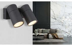 Globo 3209-2 - Nástenné bodové svietidlo PIPER 2xGU10/35W/230V