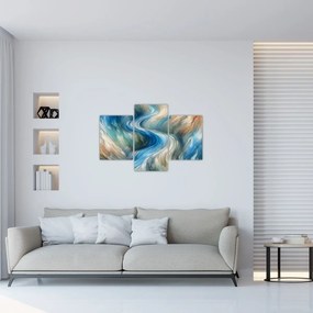 Obraz - Abstraktný prúd (90x60 cm)