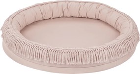 Hniezdo pre deti Boho so strapcami púdrovo ružová