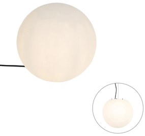 Moderné vonkajšie svietidlo biele 35 cm IP65 - Nura