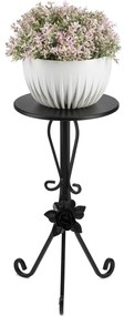 Stojan na kvety 55x33 cm čierna