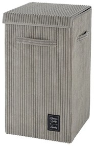 Sivý kôš na bielizeň Wenko Cora, objem 63 l