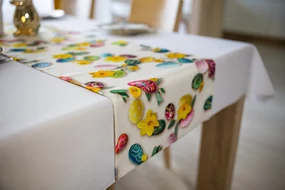Dekorstudio Veľkonočný behúň s potlačou - Vzor 3 Rozmer behúňa (šírka x dĺžka): 40x220cm