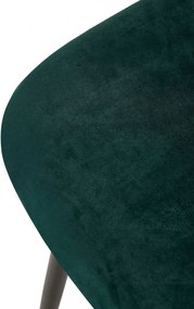 Stolička Giverny zamat - zelená
