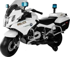 LEAN CARS BMW R1200 Policajná batéria Motocykel biela
