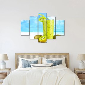 Obraz - kiwi smoothie (150x105 cm)