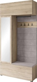Predsieňová zostava so sedením 115 cm Tejo dub sonoma (TEJ0091+TEJ244)