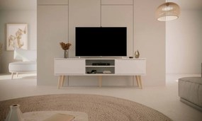 TV stolík TORONTO 160 cm biely