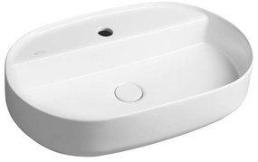 Biele keramické umývadlo 60x40 cm Infinity Oval – Sapho