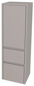 Mereo, Mereo Opto kúpeľňová skrinka vysoká 125 cm, pravé otváranie, Multidecor, Arktická sivá, MER-CN995PARS1