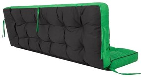 Vankúš na záhradnú hojdačku POLA 140 cm oxford, zelený