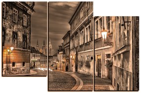 Obraz na plátne - Magické nočné staré mesto 1258FD (120x80 cm)