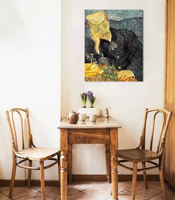 Obraz na plátne Vincent van Gogh - Portrét dr. Gacheta | rôzne rozmery