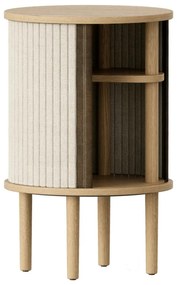 Okrúhly odkladací stolík z dubového dreva ø 38 cm Audacious – UMAGE