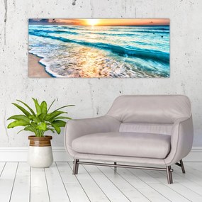 Obraz - Morská pláž (120x50 cm)