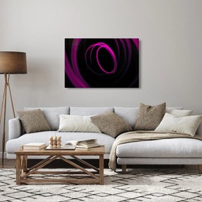 Obraz - fialové čiary (90x60 cm)