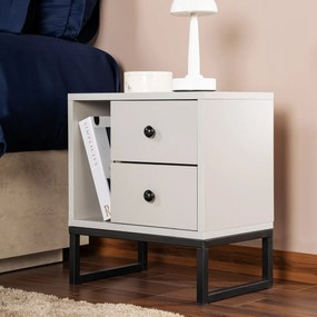 Nočný stolík Glimmer Grey