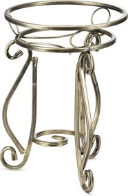 STOJAN NA KVETINÁČ SHANE 37X29 CM ZLATÁ